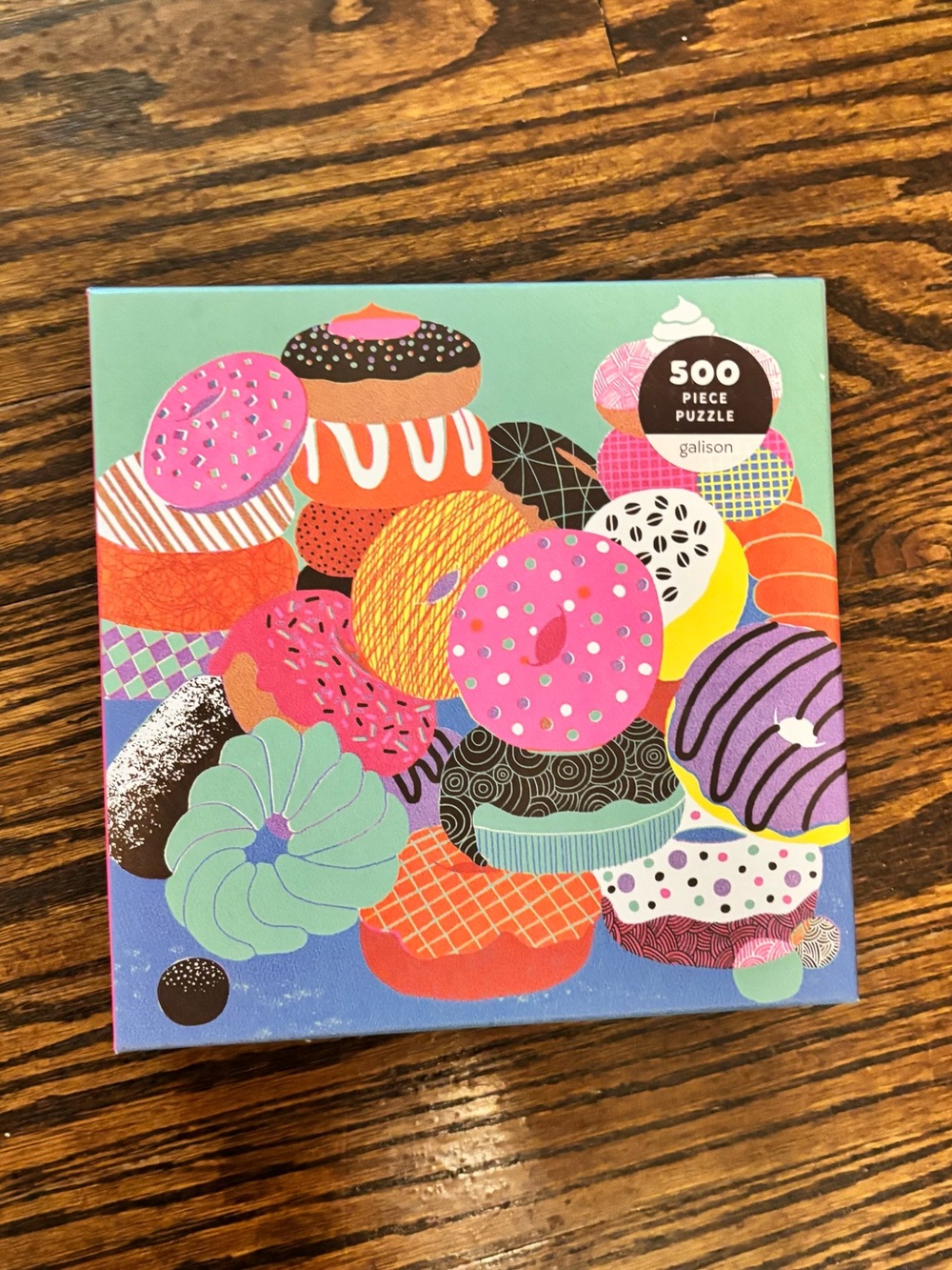 Galison 500-Piece Donut Art Puzzle